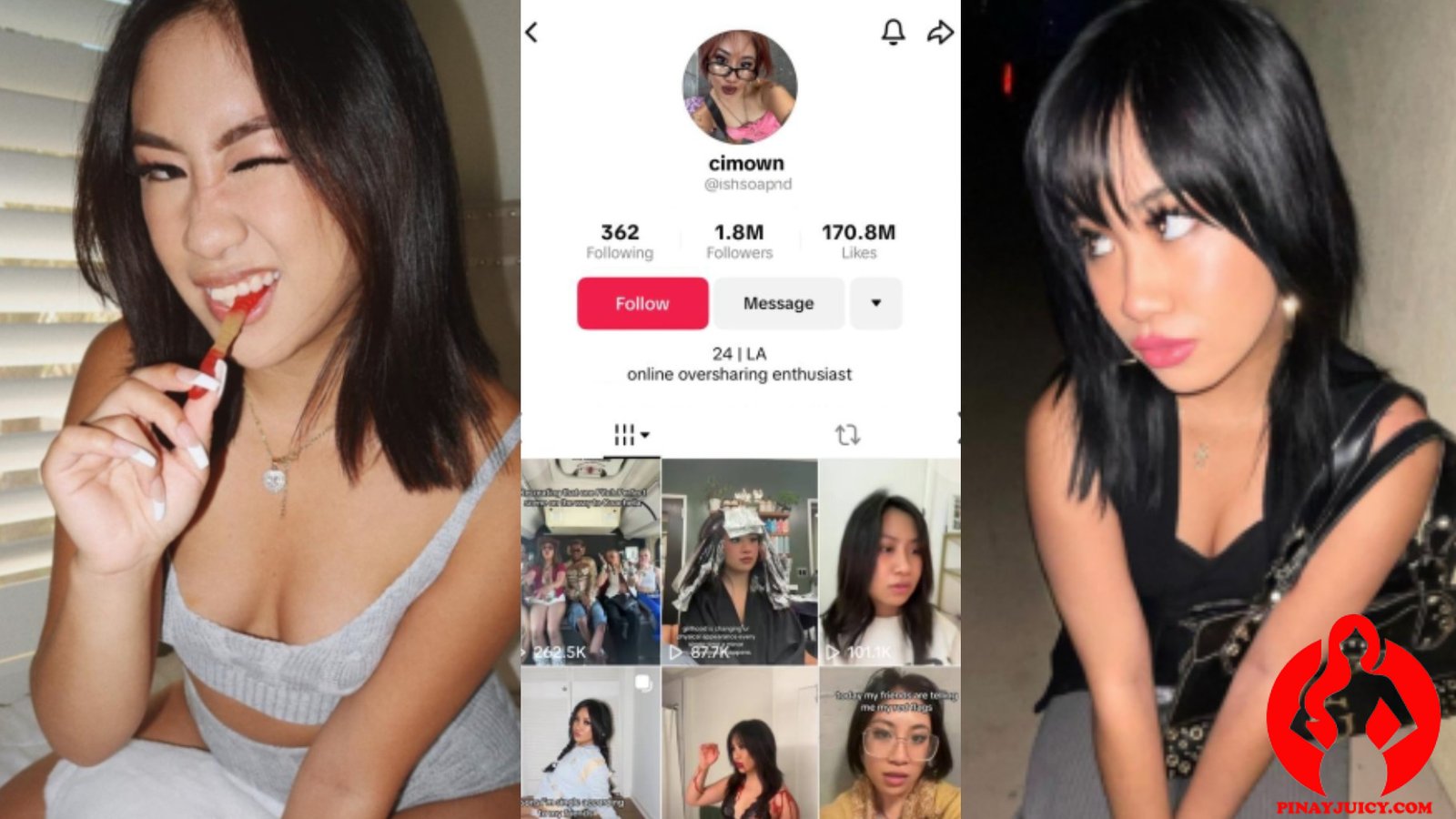 Cmown Pinay Ofw Iniyot ng dalawa kano
