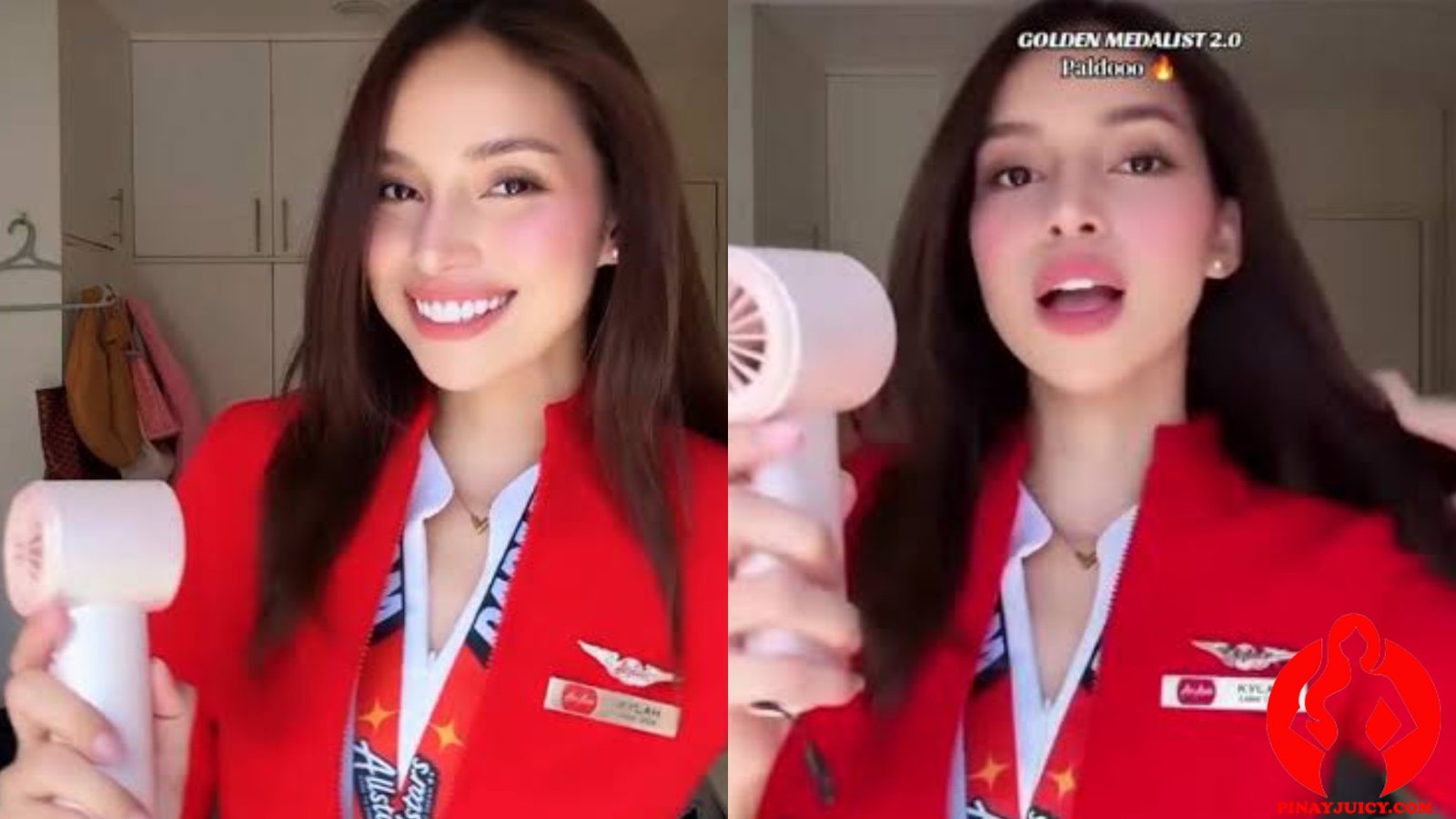 Kylah Mae Dela Peña At Joseph Pesay Viral Air Asia Crew Scandal Part 10